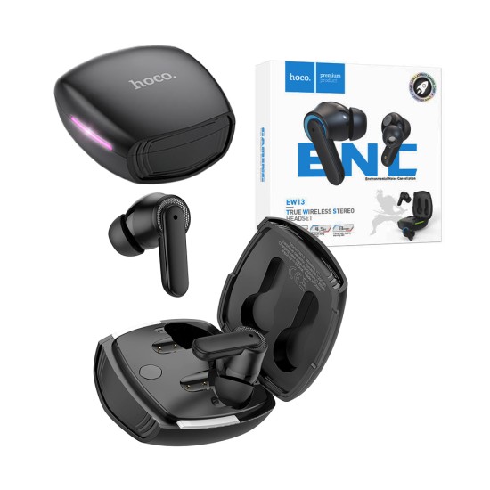 Hoco True Wireless Gaming Earbuds EW13 Magic Flow ENC Noise Cancelling Black